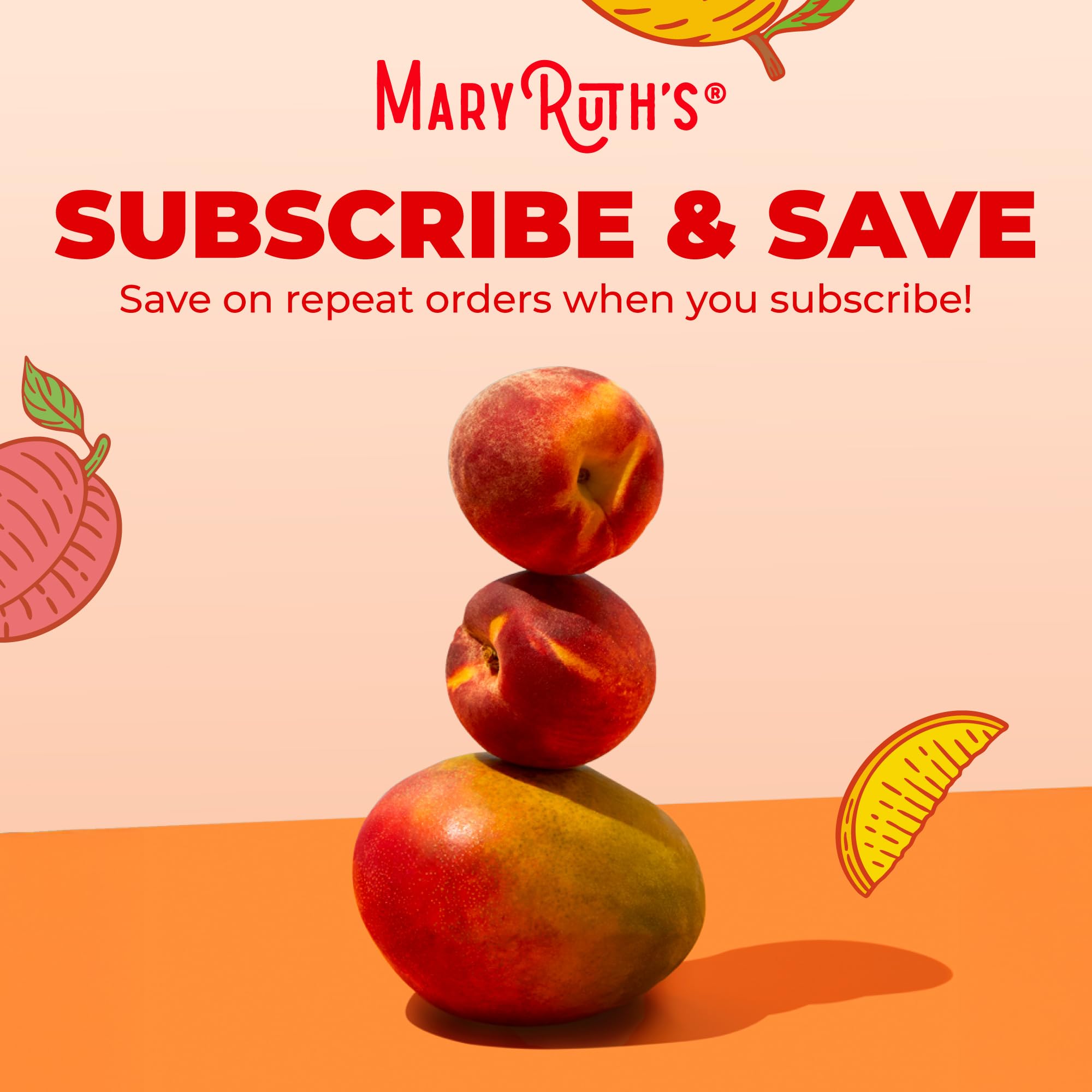 A serving-ready scene showing MaryRuth's gummies as part of a daily routine.