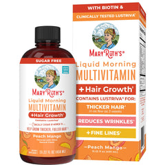 MARYRUTH'S liquid multivitamin hair growth bottle – convenient daily dose for hair support.