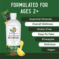 MaryRuth's Nighttime Multimineral packaging highlighting dairy-free and gluten-free claims