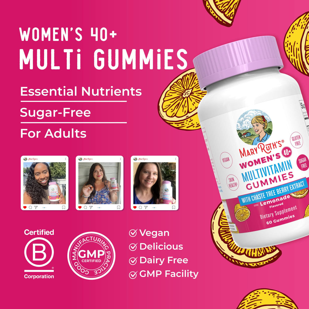 MaryRuth's gummies manufactured in GMP facility for quality assurance.