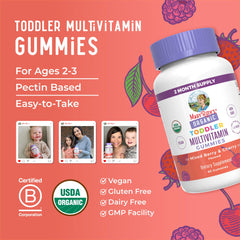 Dairy-free and nut-free MaryRuth's gummies for allergy-conscious homes