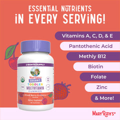 Vegan pectin-based MaryRuth's gummies designed for easy chewing
