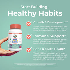 MaryRuth's Postbiotics bottle label featuring Bifidobacterium lactis and Lactobacillus rhamnosus.