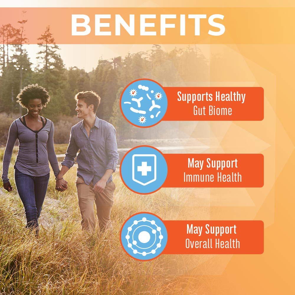 MARYRUTH'S probiotic turmeric capsules close-up shows easy two-capsule serving