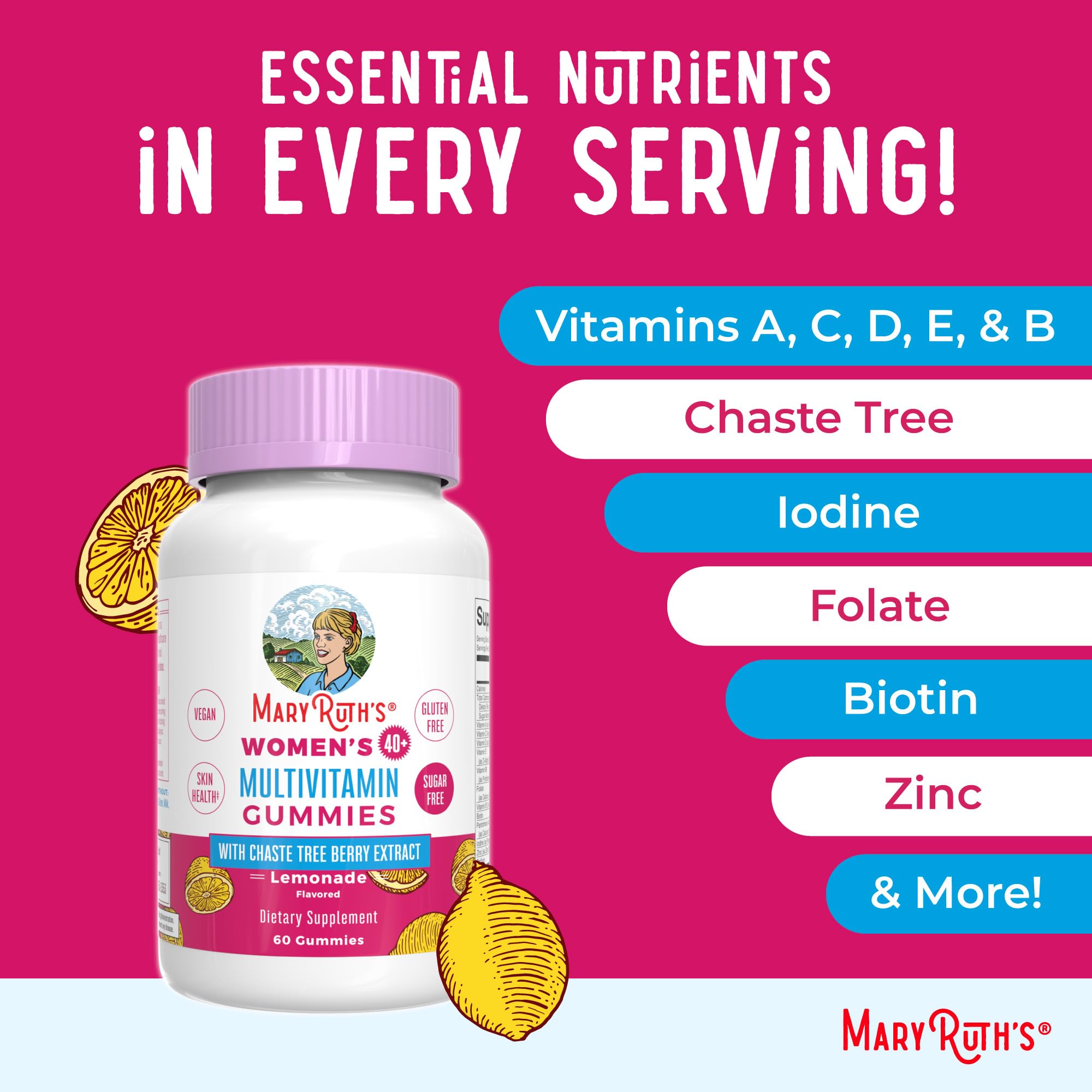 MaryRuth's sugar-free gummies offer a flavorful daily option.
