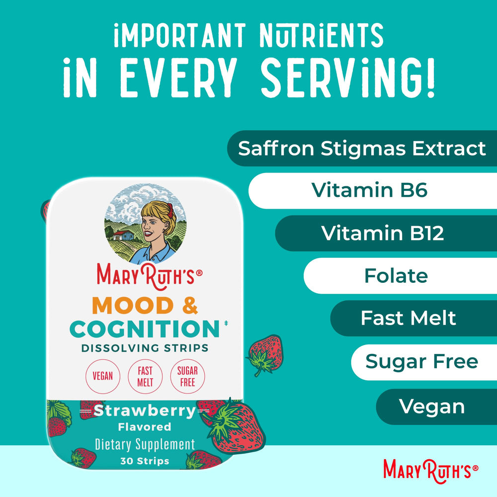 MaryRuth's sugar-free dissolving strip ideal for sugar-conscious routines.