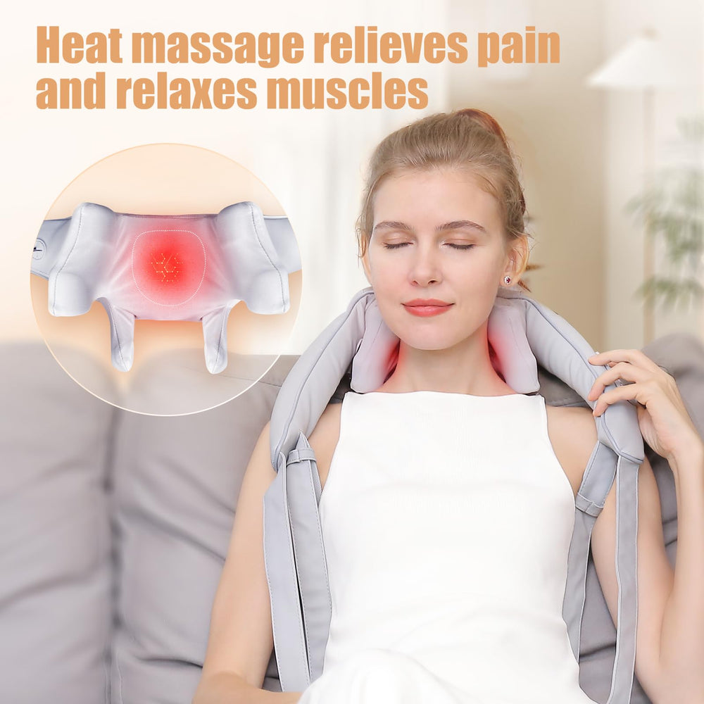 MASGRE 6D massage heads cover a wide area for deep tissue relief