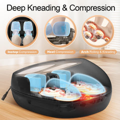 MASGRE Shiatsu rolling action targets arches and soles for refreshment.