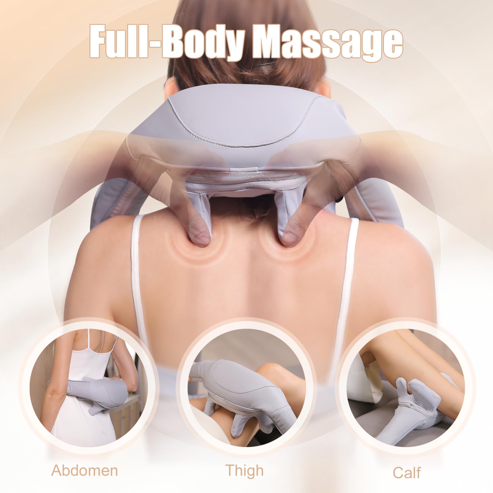 MASGRE USB-C rechargeable massager provides cord-free use anywhere