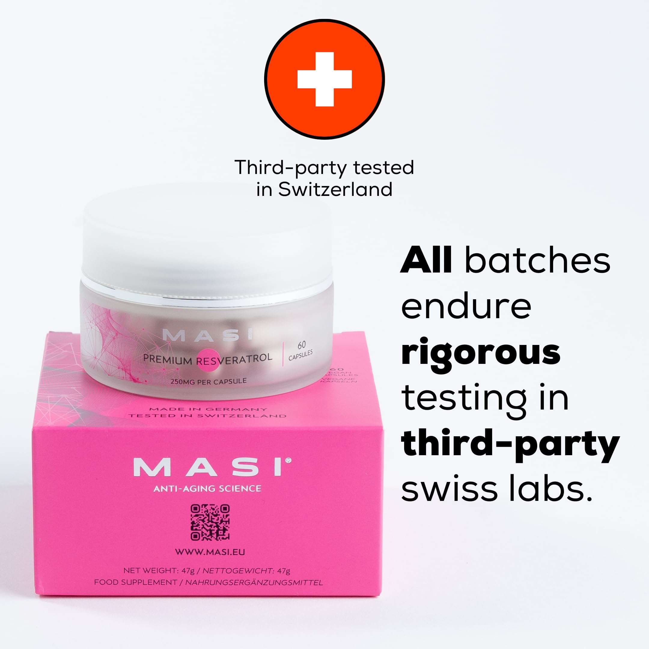 MASI Resveratrol grape seed extract panel signals added antioxidant synergy.