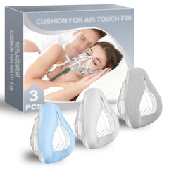 MaskTouch velvet cushion for AirFit F20, plush texture and warmth.