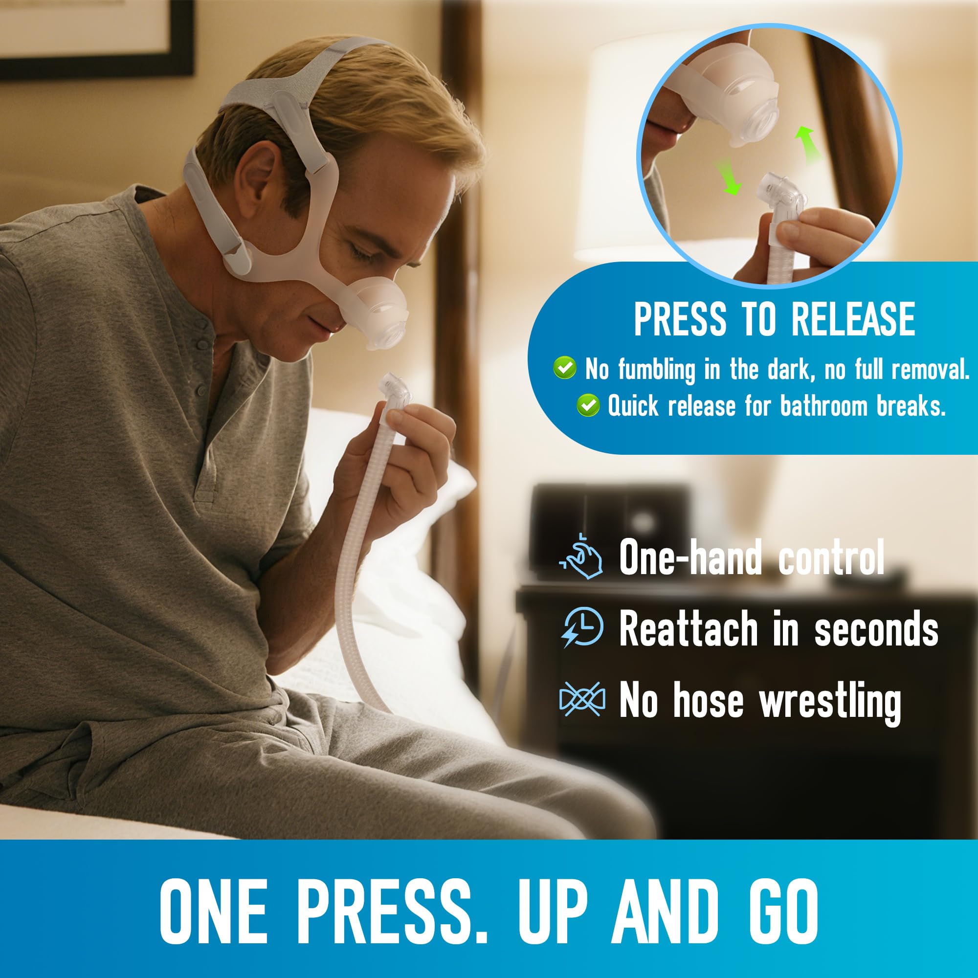Masktouch Airfit N20 silicone frame supports flexible movement and durable sealing.