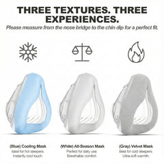 MaskTouch velvet cushion for AirTouch F20 with skin-friendly fabric.