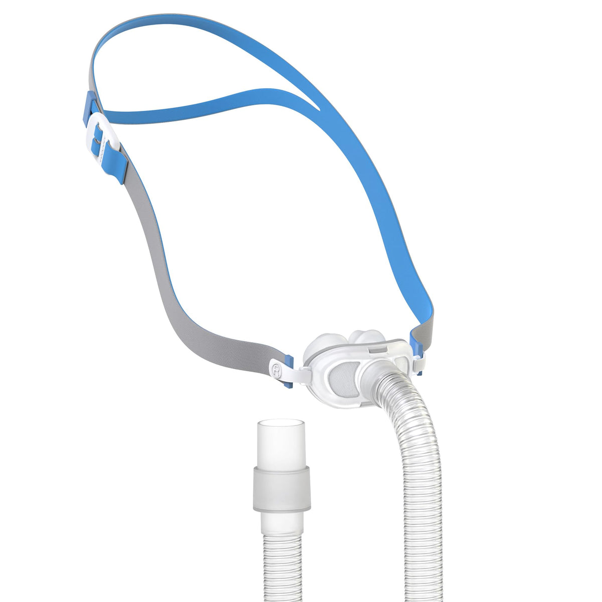 Masktouch replacement nasal pillows for AirFit P10 with reinforced tube for a secure seal.