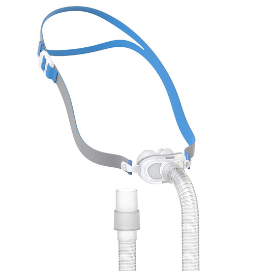 Masktouch replacement nasal pillows for AirFit P10 with reinforced tube for a secure seal.