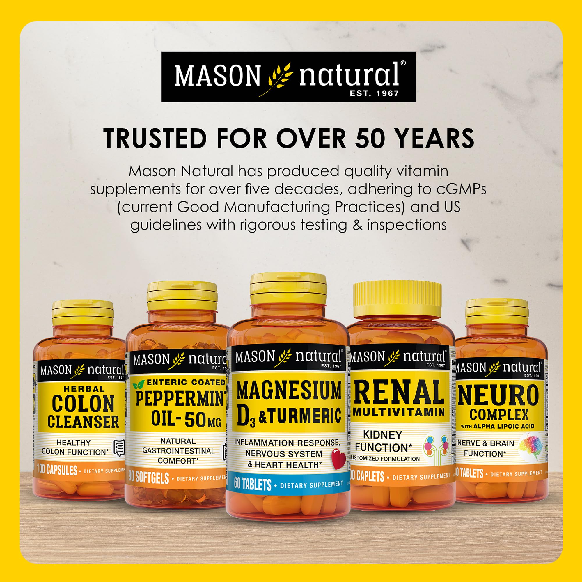 Mason Natural healthy lifestyle use suggests increased daily vitality with consistency