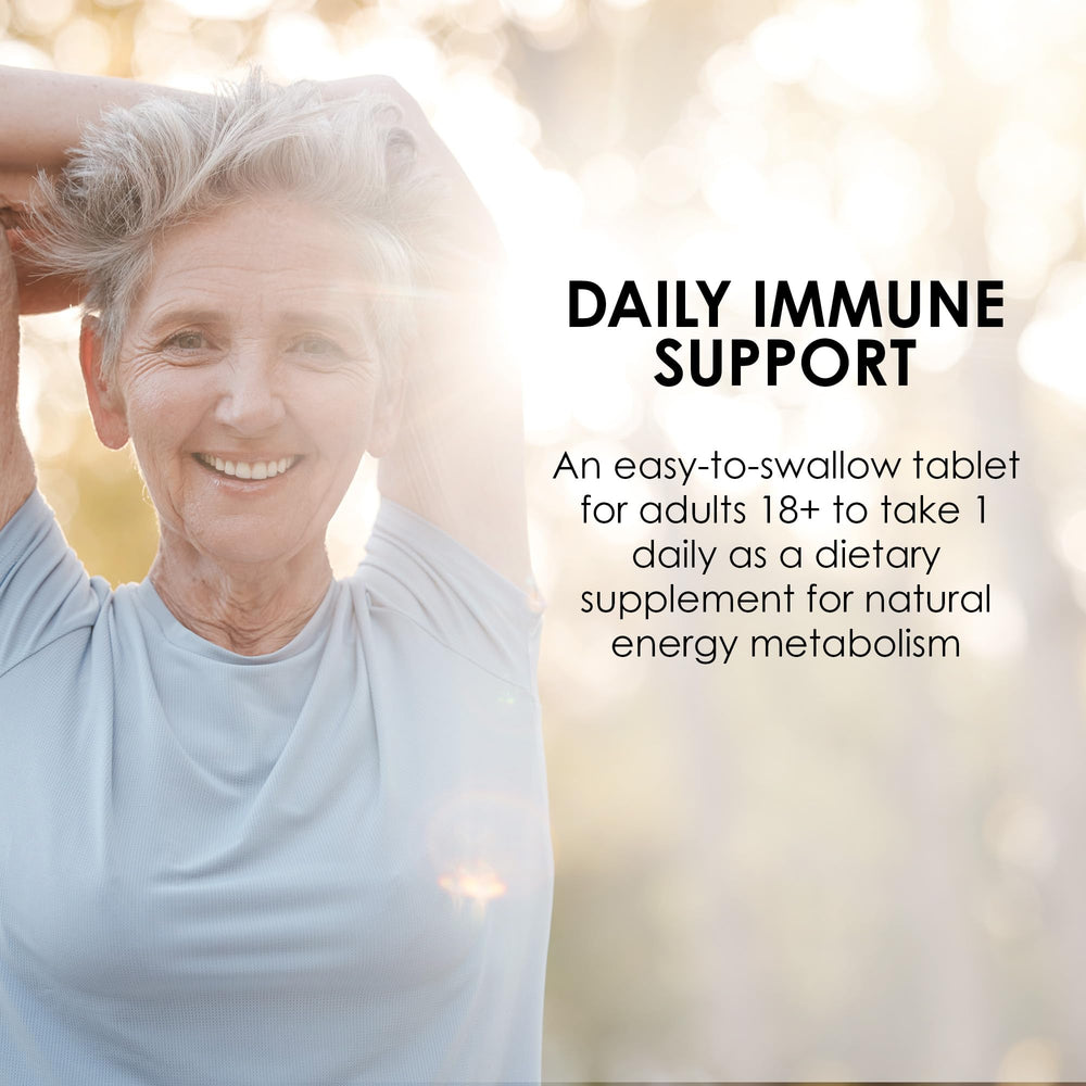 Close-up of Mason Natural Ultra B100 Complex tablets for daily use.