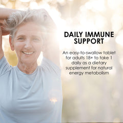 Close-up of Mason Natural Ultra B100 Complex tablets for daily use.