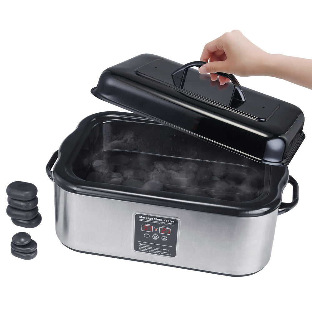 Master Massage Equipment 18 Quart Warmer control panel highlights precise digital temperature control