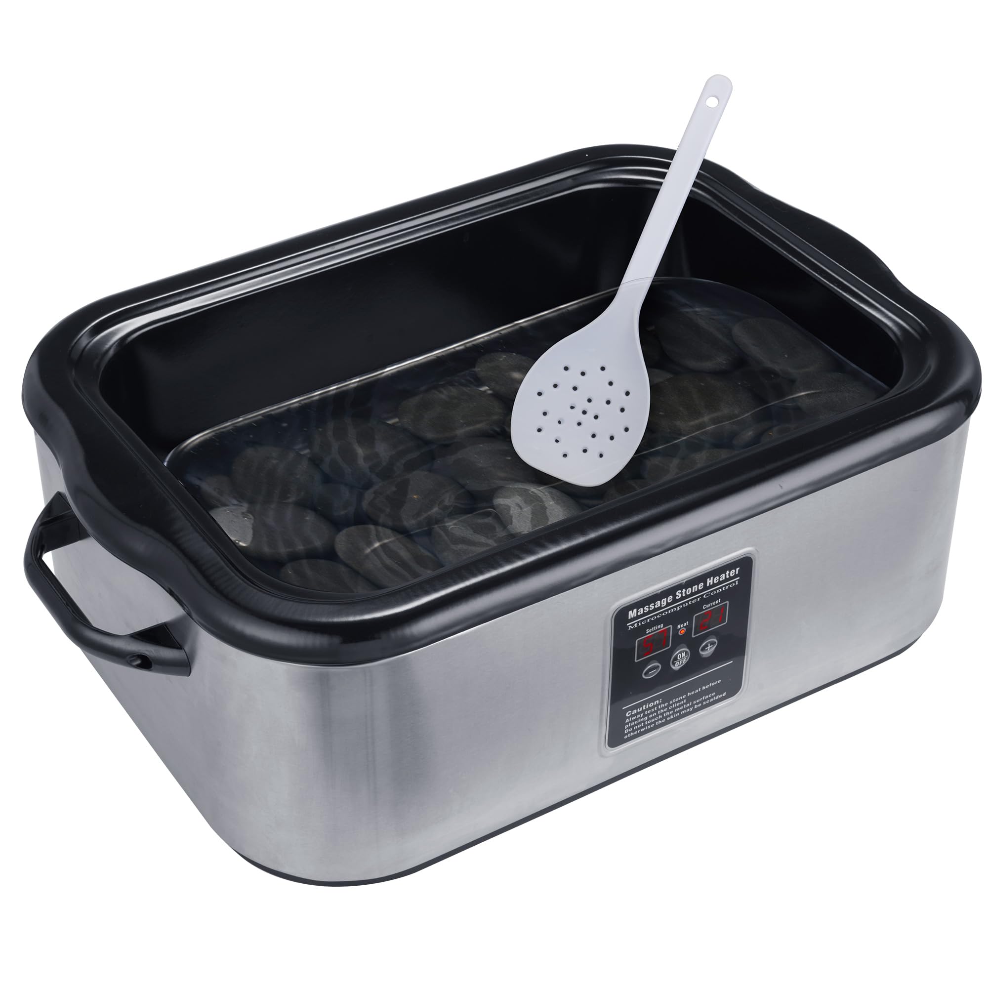 Master Massage Equipment 18 Quart Warmer stainless exterior resists wear in busy environments