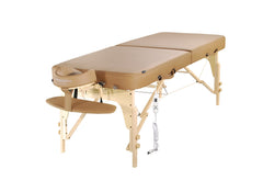 Master Massage 30-wide table provides spacious room for larger clients.