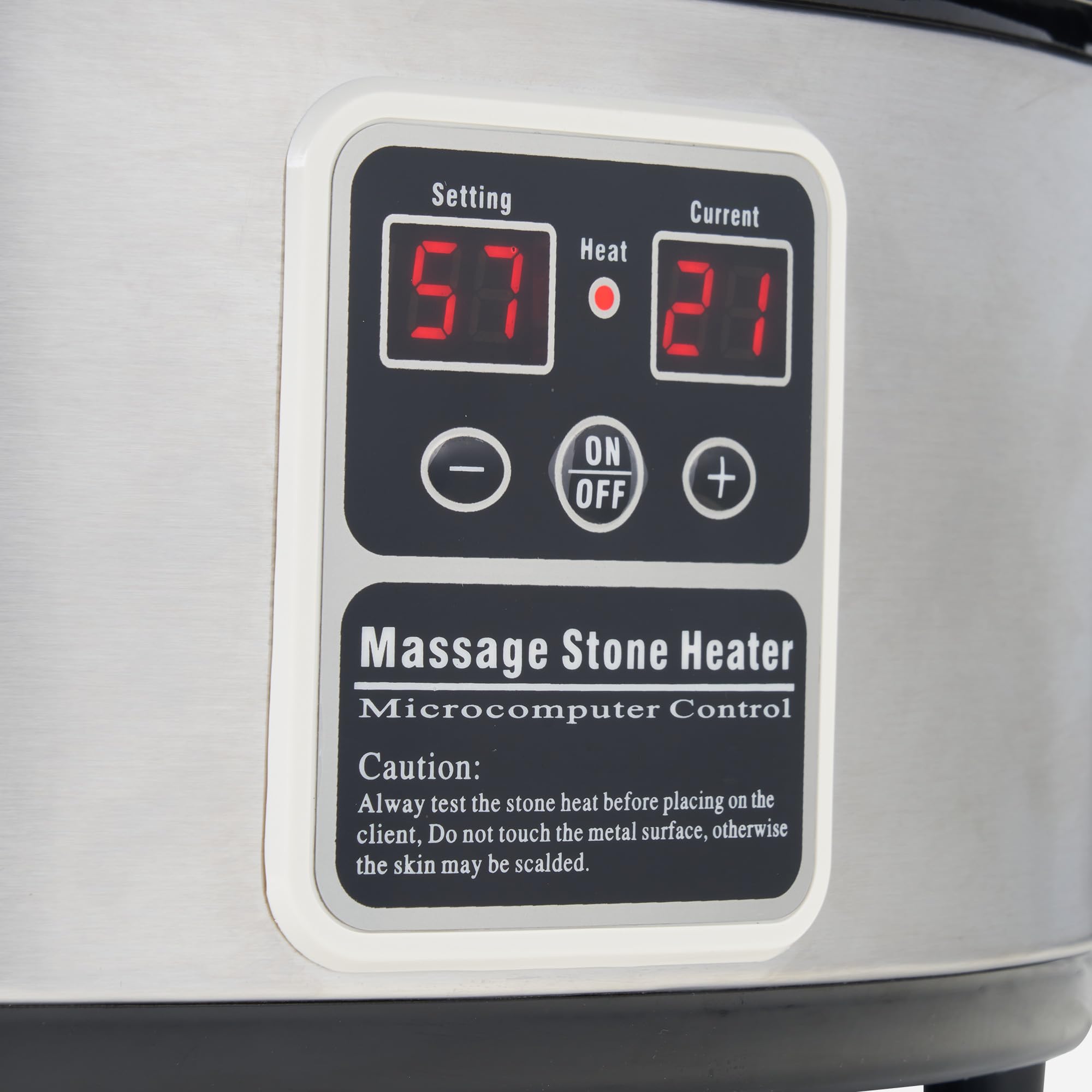 Master Massage base and lid design offer stable setup and easy handling.