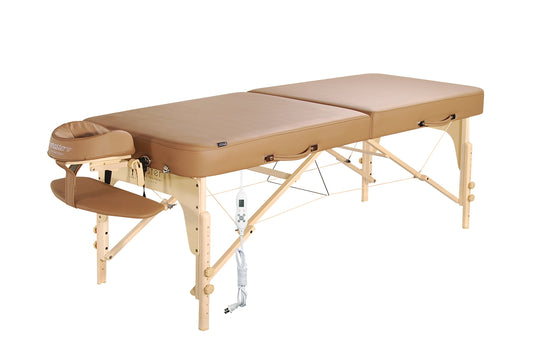 Master Massage Phoenix Therma Top table with heat panel for warm, inviting sessions.