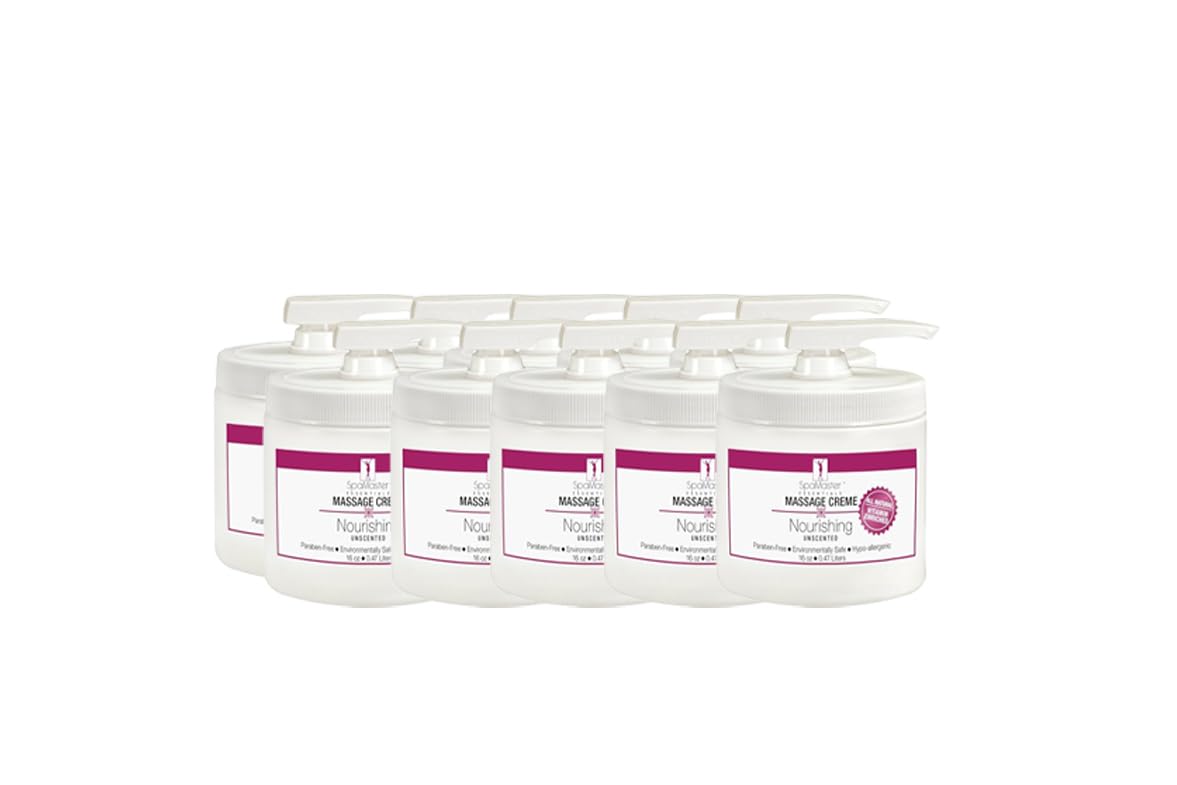 Master Massage SpaMaster unscented cream glide for ultra-smooth massage sessions