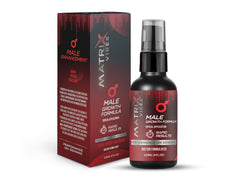 Matrix Vibes enlargement topical application close-up shows quick absorption.