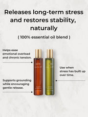 MATRÚM Wood Earth duo packaging highlights natural wellness for home or travel.