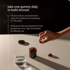 Maude 30 Day Libido Gummies Theanine focus on calming mood while supporting daily use