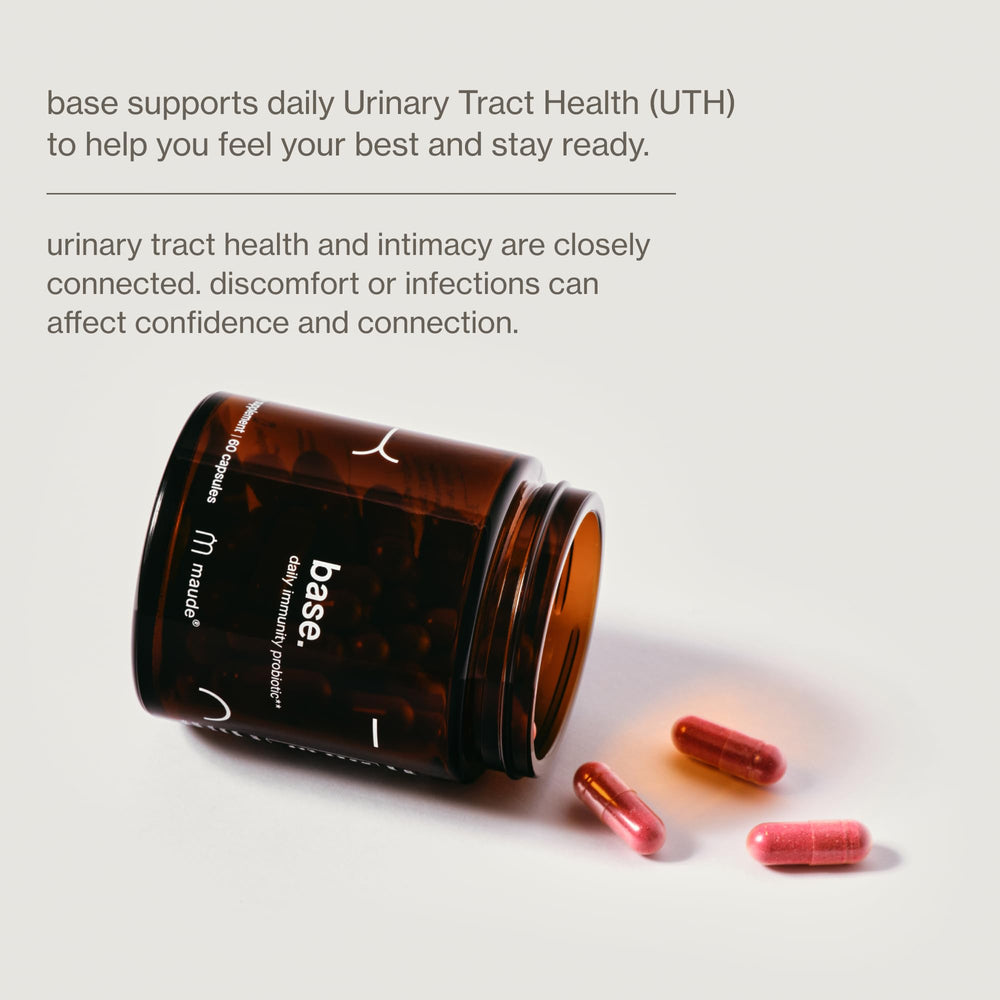 MAUDE daily use instruction image with two capsules taken with a meal