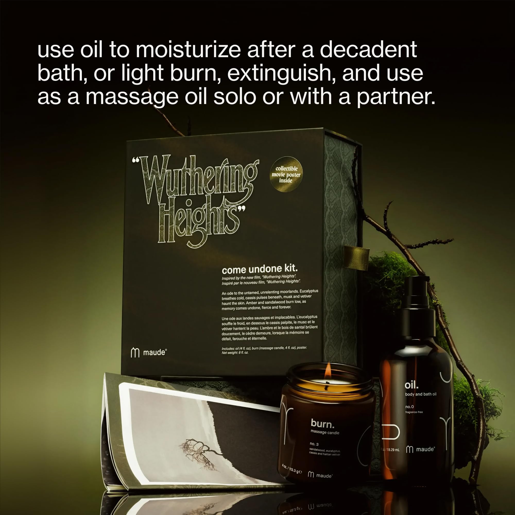 MAUDE Oil No.0 on skin, light hydration and daily nourishment.