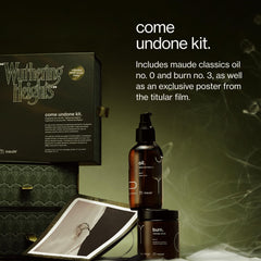 MAUDE Oil No.0 bottle, fragrance-free hydration for daily skin softness.