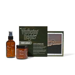 MAUDE Wuthering Heights Come Undone Kit packaging, ideal gift for self-care rituals.