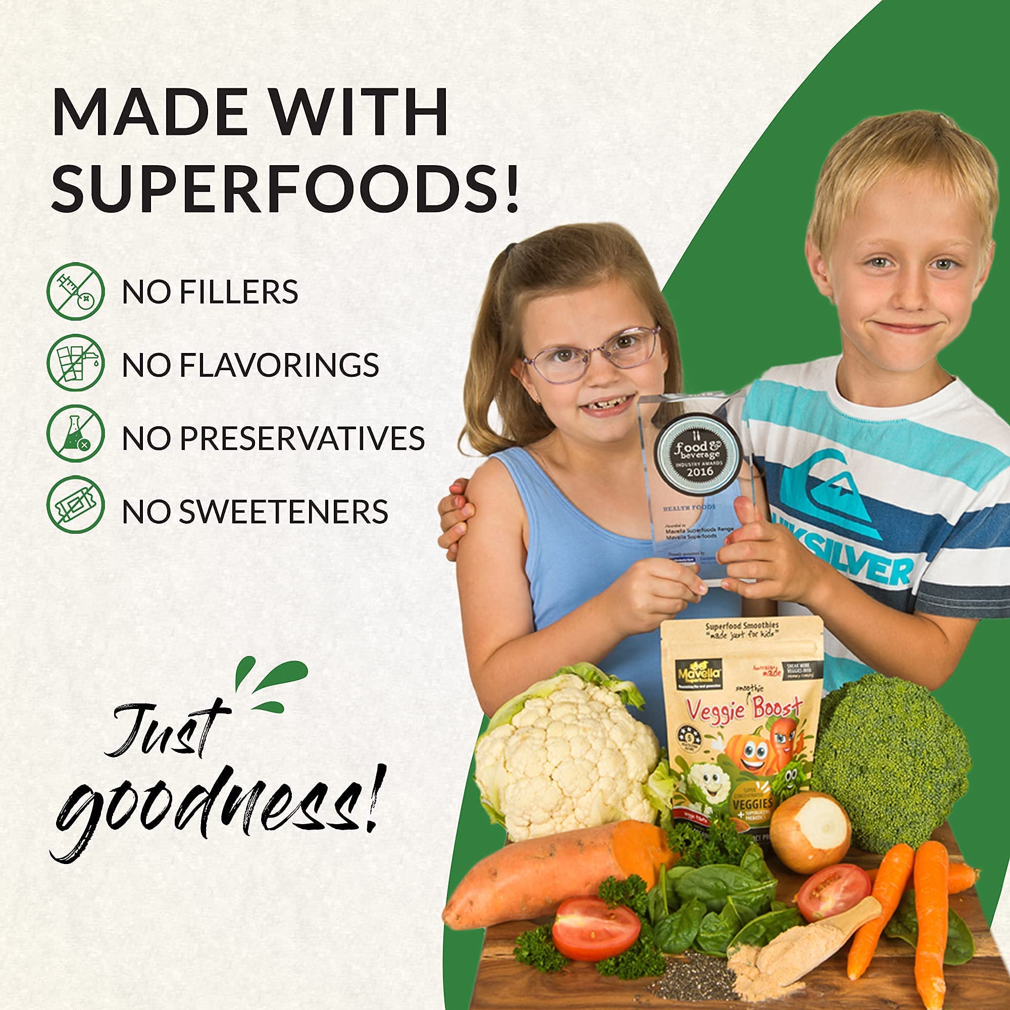 Mavella Veggie Powder stirred into yogurt for a savory twist