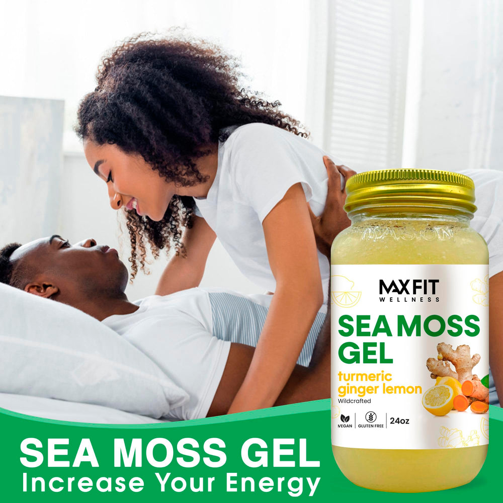 MAX FIT sea moss gel application for hair and skin, lightweight and versatile