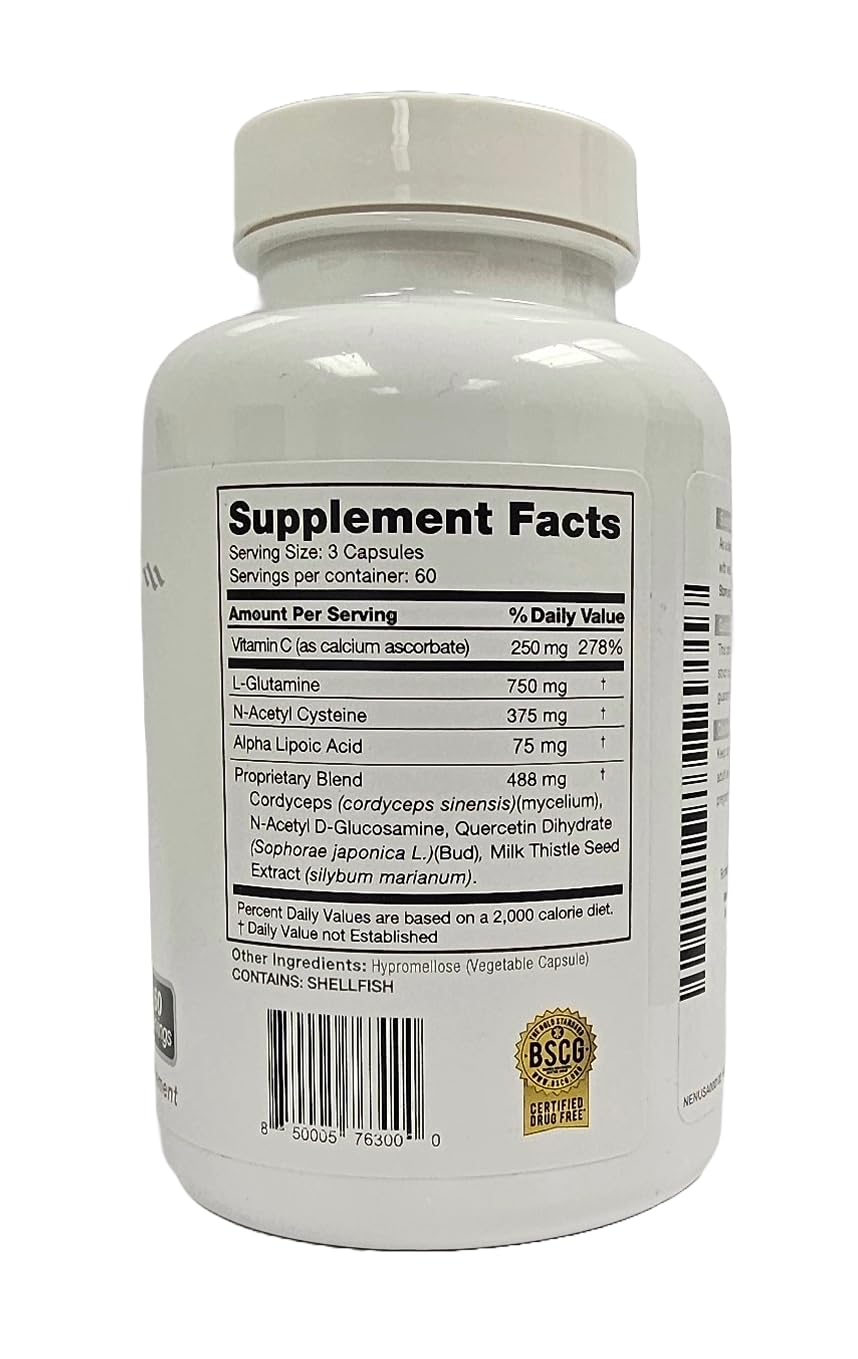 Max GXL capsules close-up highlighting vegetarian capsules for daily support