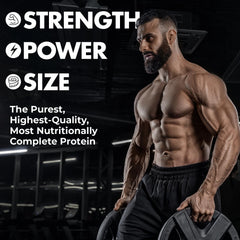 Premium protein blend delivers fast and sustained amino acids for recovery.