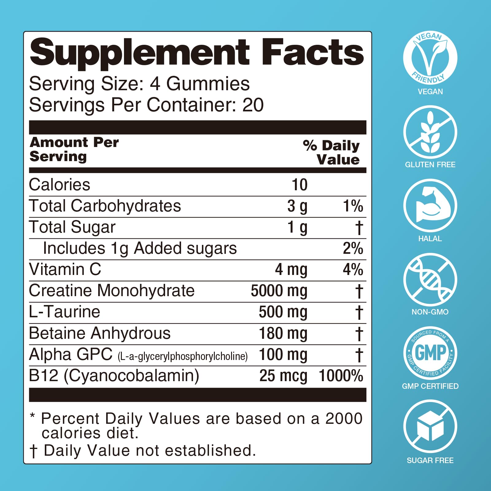 MaxHemp Creatine Gummies lifestyle image emphasizing convenient chewable supplement.