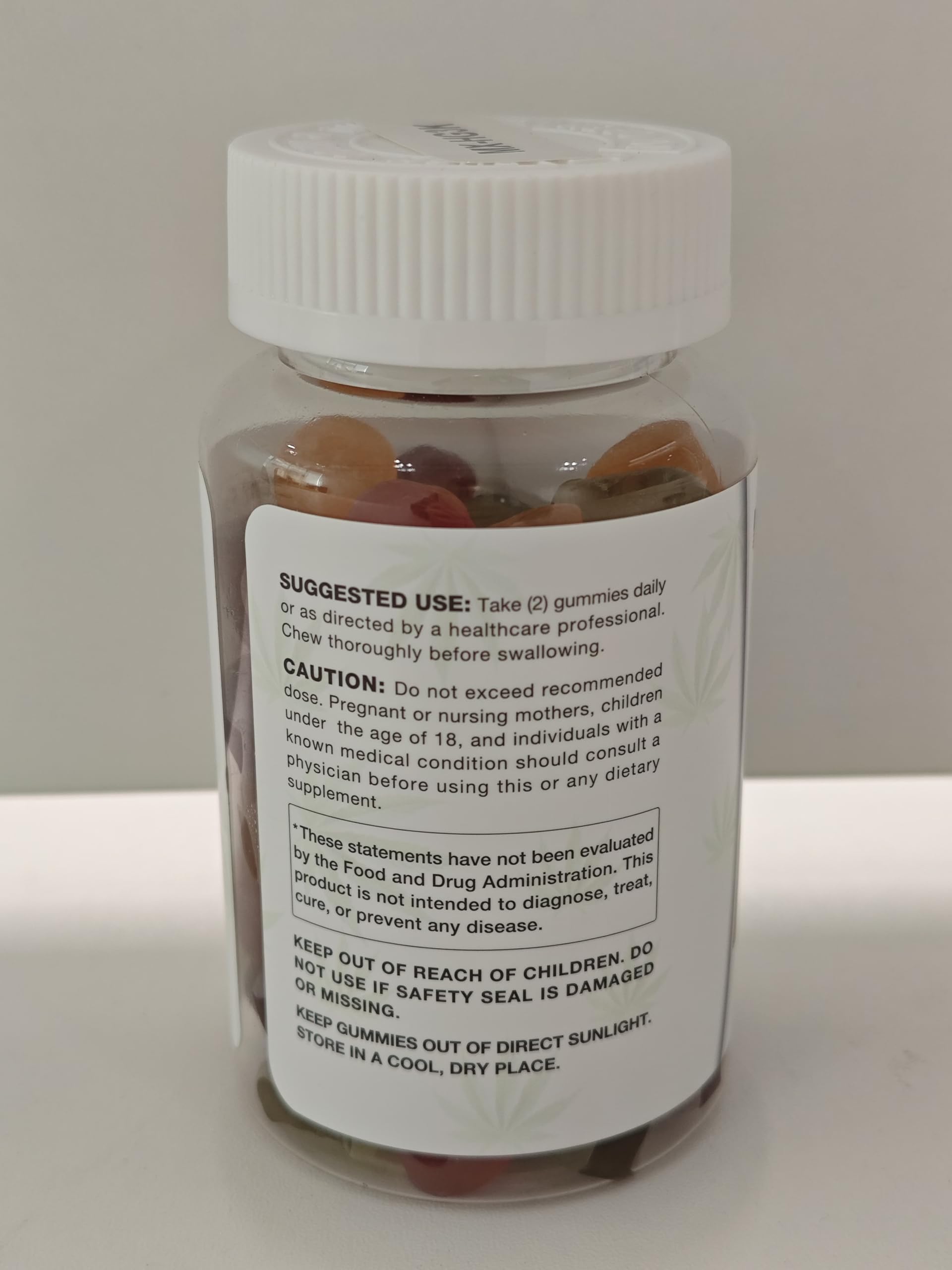 MaxHemp packaging display: shelf-ready gummies on show