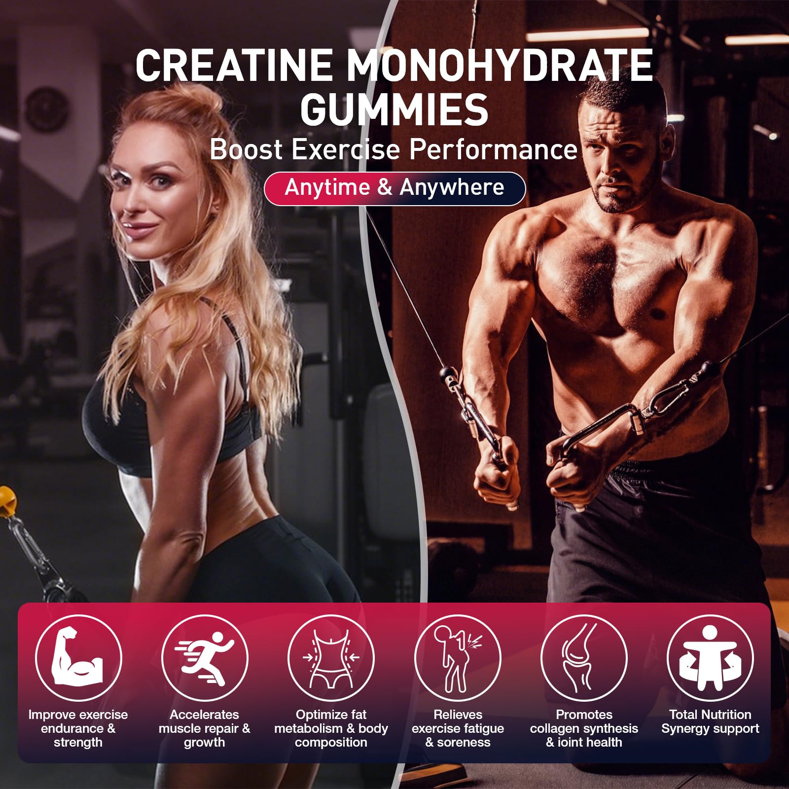 On-the-go Maxhemphealth Creatine Gummies bottle for convenient fueling.