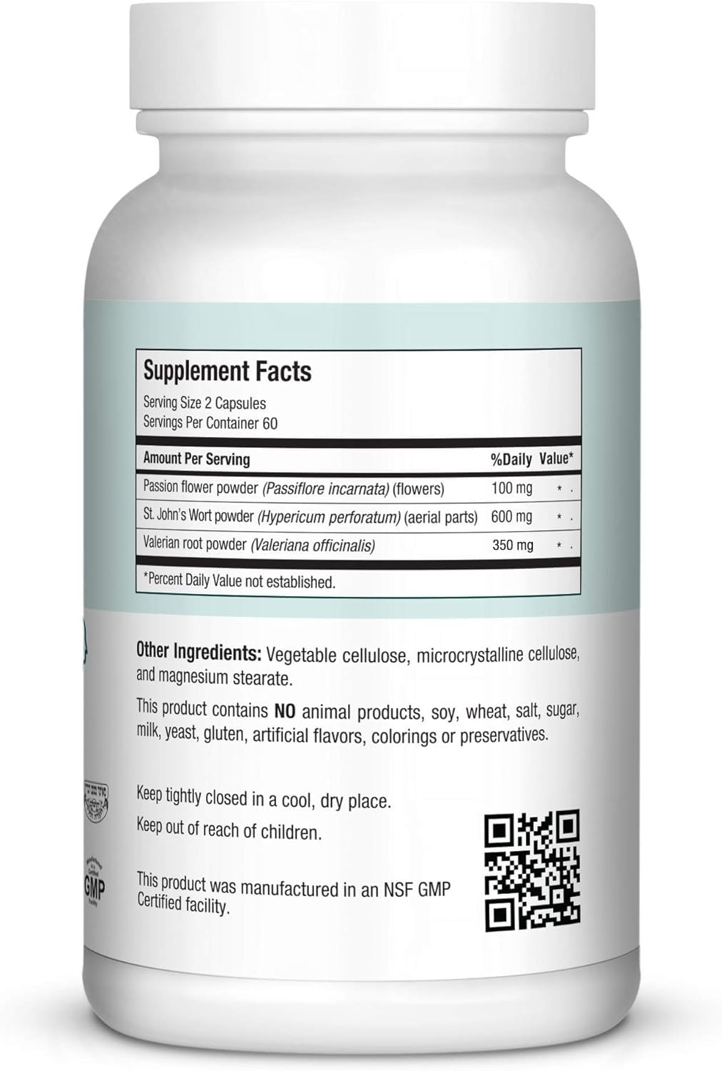 Maxi Calm bottle-pour shows convenient daily use for stress relief.