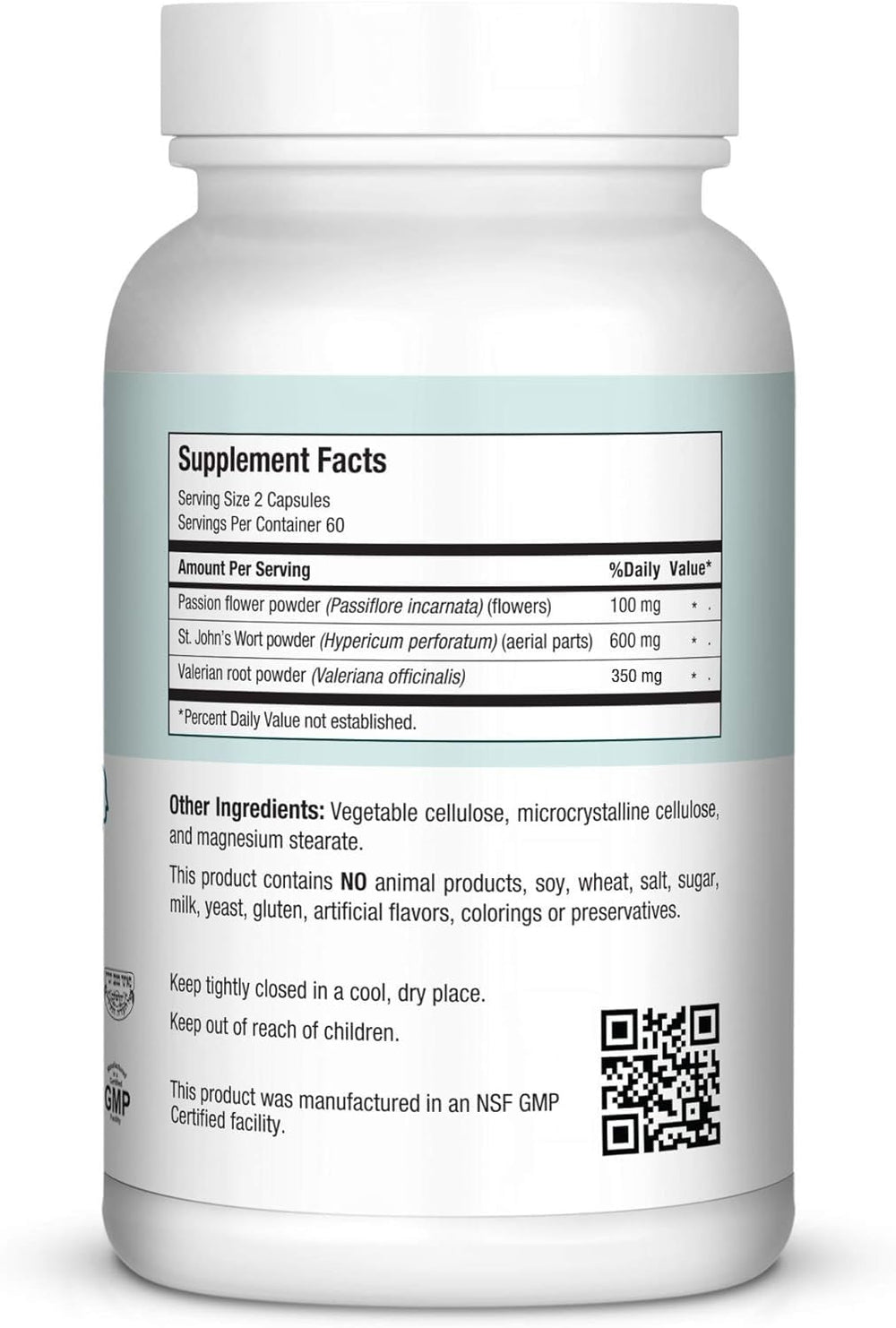 Maxi Calm bottle-pour shows convenient daily use for stress relief.