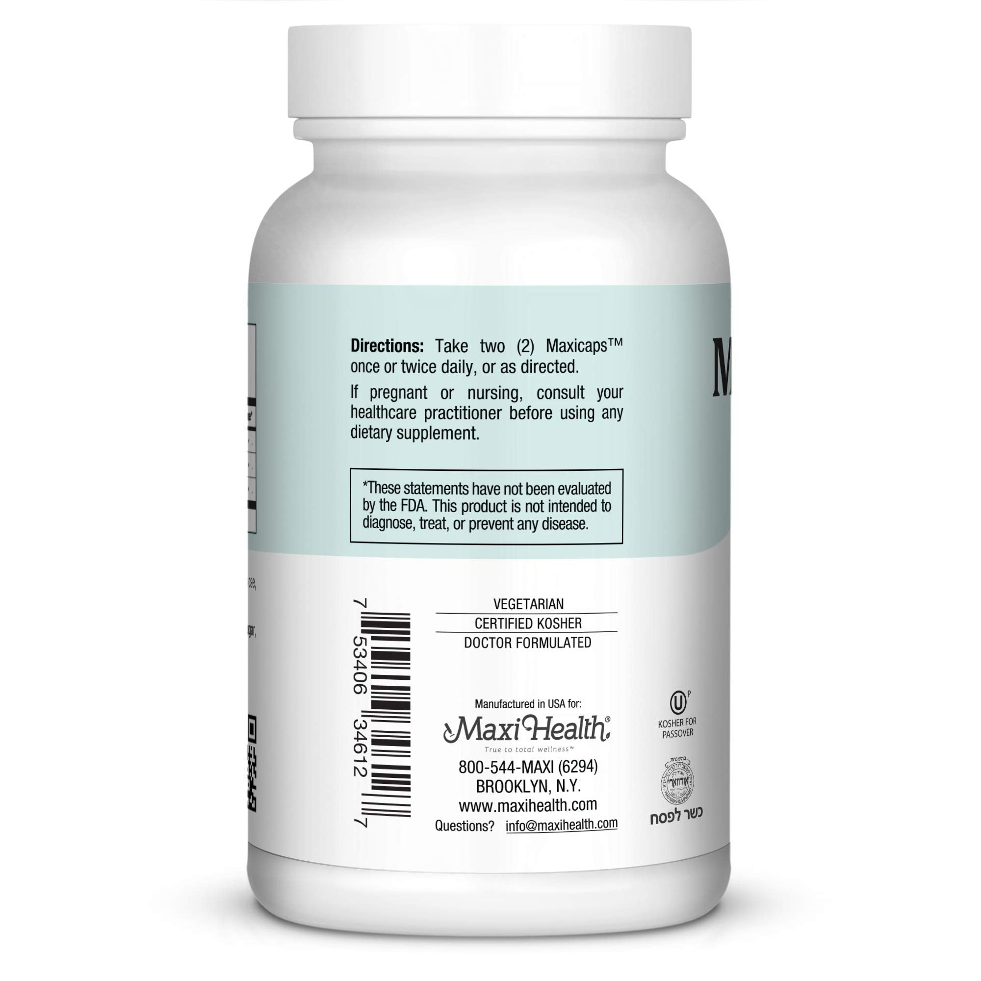Maxi Calm passion-flower image emphasizes full-spectrum blend supporting relaxed muscles.