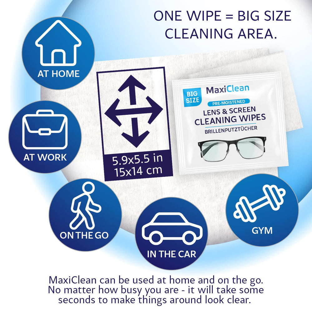 Maxi Clean laptop screen wipes suitable for laptop displays