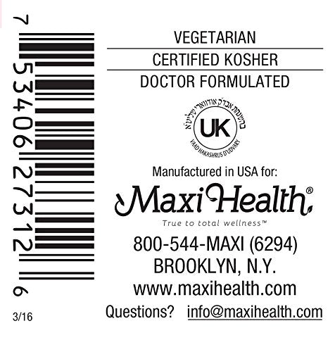 Maxi Health Active Pro-10 Kids kosher certification seal close-up