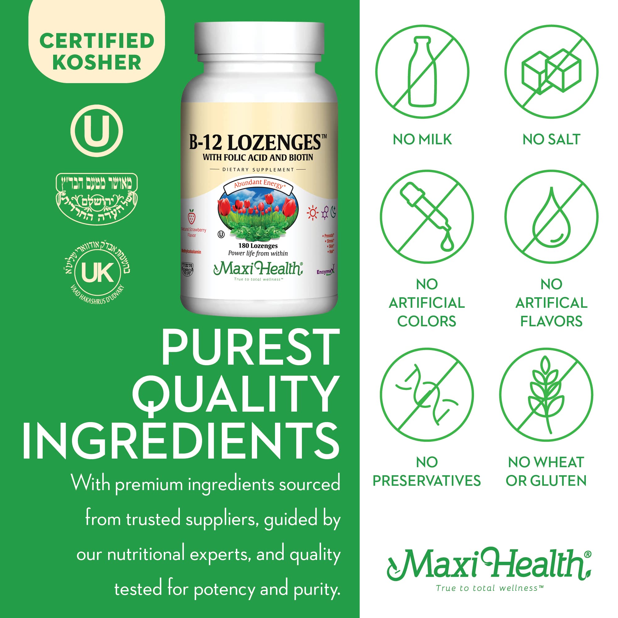 Non-GMO formula supports reliable daily use.