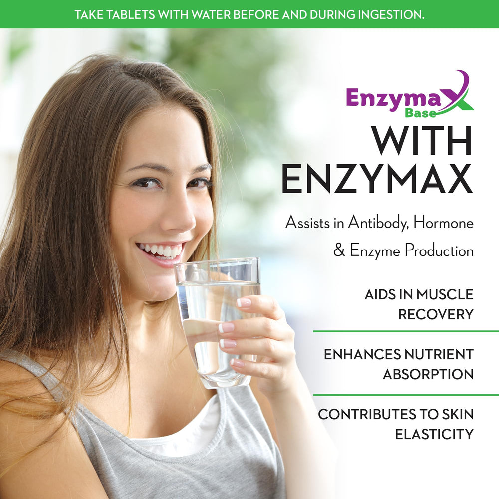 Side view of Maxi Health Lysine Complex bottle highlighting easy-to-take capsules