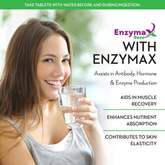 Side view of Maxi Health Lysine Complex bottle highlighting easy-to-take capsules